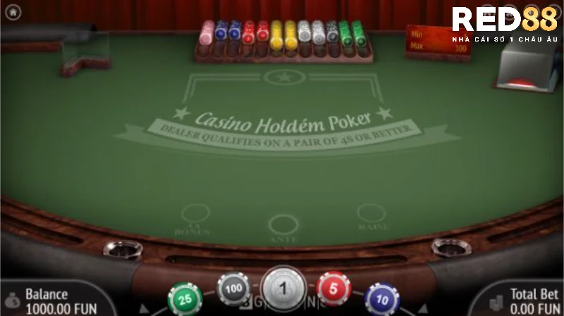 Chu kỳ đặt cược qua vòng chơi Casino Hold'em 